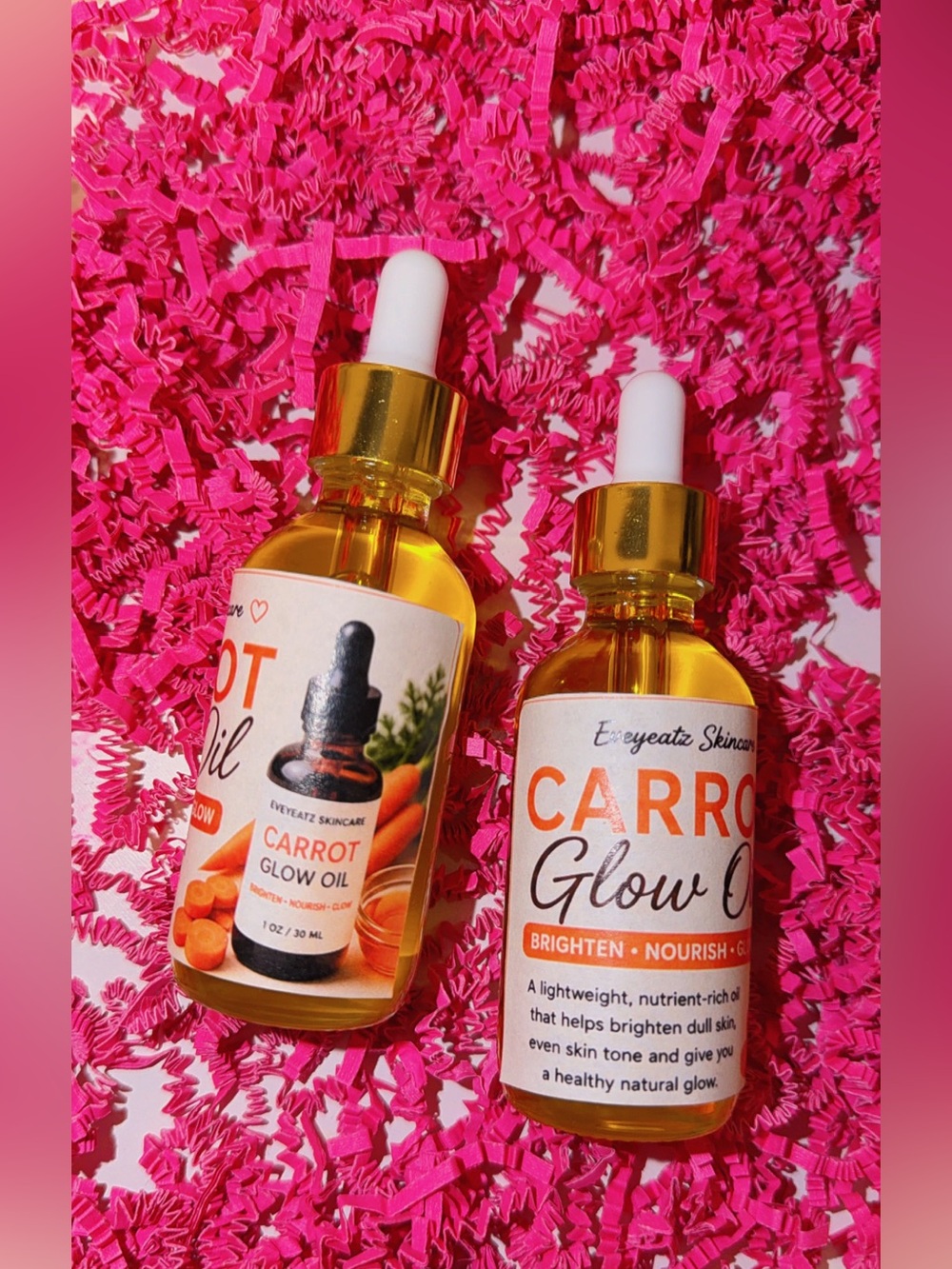 Eveyeatz Skincare Carrot Glow Oil - Vibrant Orange - Picture 2 of 4
